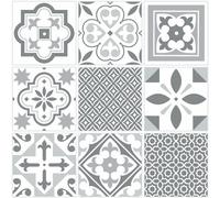 d-c-fix suelo vinilo autoadhesivo - Azulejos Orientales - 11 losetas - impermeable, decorativo vinilico - baldosas azulejos adhesivos PVC - para cocina, baño y salón - 30x30 cm