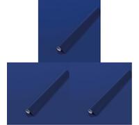 d-c-fix Vinilo Adhesivo Muebles Azul Real Unicolor Brillante Autoadhesivo Impermeable Decorativo para Cocina, Armario, Puerta, Mesa Papel Pintado forrar Rollo láminas 45 cm x 2 m (Paquete de 3)