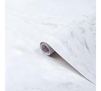 d-c-fix vinilo adhesivo muebles Marble Romeo Matt White mármol óptico autoadhesivo impermeable decorativo para cocina, armario, puerta, mesa papel pintado forrar rollo láminas 90 cm x 2,1 m