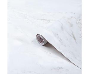 d-c-fix vinilo adhesivo muebles Marble Romeo Matt White mármol óptico autoadhesivo impermeable decorativo para cocina, armario, puerta, mesa papel pintado forrar rollo láminas 90 cm x 2,1 m
