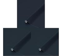 d-c-fix Vinilo Adhesivo Muebles Midnight Navy Blue Unicolor Mate Autoadhesivo Impermeable Decorativo para Cocina, Armario, Puerta, Mesa Papel Pintado forrar Rollo láminas 45 cm x 2 m (Paquete de 3)