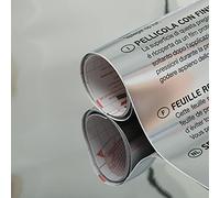 d-c-fix vinilo adhesivo muebles Plata efecto espejo metálico autoadhesivo impermeable decorativo para cocina, armario, puerta, mesa papel pintado forrar rollo láminas 90 cm x 1,2 m