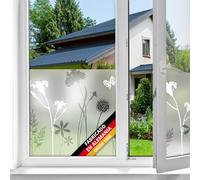 d-c-fix vinilo adhesivo para cristales ventanas Florecer estático premium opaco translúcido privacidad decorativo para mampara de ducha baño lámina pegatina 45 cm x 1,5 m