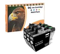 D&C LC3213 Cartucho de Tinta Compatible para Brother LC-3213 LC3211 Negro para Brother DCP-J572DW DCP-J772DW DCP-J774DW MFC-J491DW MFC-J497DW MFC-J890DW MFC-J895DW (3 Pack)