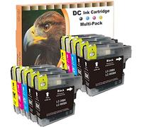 D&C LC985 Cartuchos de Tinta compatibles para Brother LC-985 para Brother DCP-J125 DCP-J140W DCP-J315W DCP-J515W MFC-J220 MFC-J265W MFC-J410 MFC-J415W (10-Pack)
