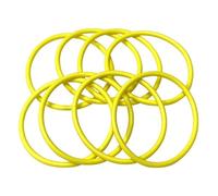 D-Competition - Junta tórica delgada amarilla (mediana) para asegurar neumáticos