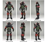 NECA- D&D Ultimate GRIMSWORD AF Estatuas, Multicolor, One Size (80499)