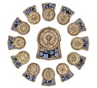 D&D Class - Posavasos de madera con grabado láser con bandeja para dados, clases DND para fans de Dungeons and Dragons (Fighter)