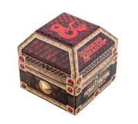 D&D Fizban's Treasure Misfit - Caja ciega de gran tamaño d20 de Fanroll | A partir de 14 años | Dados misteriosos de 25 mm en cofre del tesoro, metal, piedra preciosa, núcleo líquido y dados de rol