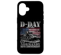 D-Day 2024 80th Anniversary Normandy D-Day Omaha Beach 1944 Carcasa para iPhone 16
