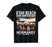 D-Day 2026 82nd Anniversary Normandy D-Day Omaha Beach 1944 Camiseta