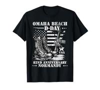 D-Day 2026 82nd Anniversary Normandy D-Day Omaha Beach 1944 Camiseta
