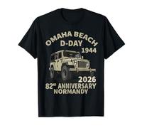 D-Day 2026 82nd Anniversary Normandy D-Day Omaha Beach 1944 Camiseta