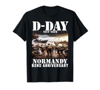 D-Day 2026 82nd Anniversary Normandy D-Day Omaha Beach 1944 Camiseta