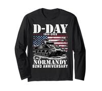 D-Day 2026 82nd Anniversary Normandy D-Day Omaha Beach 1944 Manga Larga