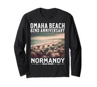 D-Day 2026 82nd Anniversary Normandy D-Day Omaha Beach 1944 Manga Larga