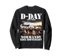 D-Day 2026 82nd Anniversary Normandy D-Day Omaha Beach 1944 Sudadera