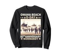 D-Day 2026 82nd Anniversary Normandy D-Day Omaha Beach 1944 Sudadera