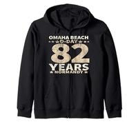 D-Day 2026 82nd Anniversary Normandy D-Day Omaha Beach 1944 Sudadera con Capucha