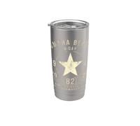 D-day 2026 82nd Anniversary Normandy D-Day Omaha Beach 1944 Vaso térmico de acero inoxidable de doble pared