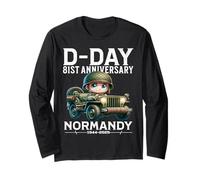 D-Day 81st Anniversary 2025 Normandy D-Day Omaha Beach 1944 Manga Larga