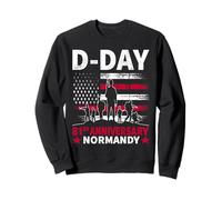 D-Day 81st Anniversary 2025 Normandy D-Day Omaha Beach 1944 Sudadera