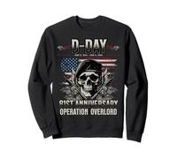 D-Day 81st Anniversary 2025 Normandy D-Day Omaha Beach 1944 Sudadera