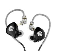D Debra IE-210 Auriculares In-Ear de Monitorización Profesional, Monitores Intraurales con Driver Dinámico, Aislamiento Acústico, Sonido de Estudio, para Escenario, Banda, Músicos,Negro