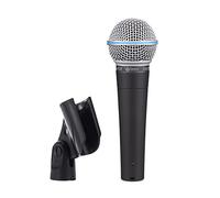 D Debra Micrófono dinámico con cable, micrófono de mano vocal dinámico cardioide con clips de micrófono, adecuado para altavoces, máquina de canto de karaoke, amplificador, mezclador de audio