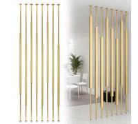 d Divider Sn - Panel de privacidad moderno de metal con base antideslizante, panel de privacidad para oficina en casa, piso a techo, juego de 5/8 (8 piezas-A 280 cm/110 pulgadas)