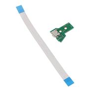 D DOLITY Puerto De Carga USB Cargador Junta De Enchufe JDS-055 con 12 Pines Flex Cable De Cinta Pieza De Repuesto para Sony PS4