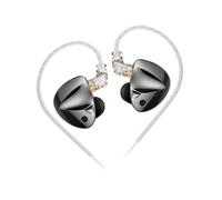 (D-Fi Negro SIN MICRÓFONO) Auriculares intraaurales HiFi con monitorización de 4 niveles KZ D-Fi, interruptor