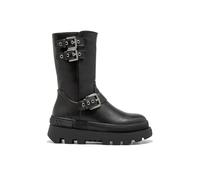 D.Franklin Botas All Track Moto Negro para Mujer - Corte Bajo - Moda Casual (Talla 37)