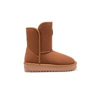 D.Franklin Botas Australianas de Corte Bajo Nordic Basic en Marrón Camel - Botas para Mujer - Moda casual Mujer (Talla 36)