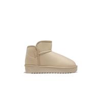 D.Franklin Botas de Mujer Estilo Australianas Corte Bajo Beige - Botas para Mujer - Moda casual - Talla (36) - Modelo nordic-low-basic