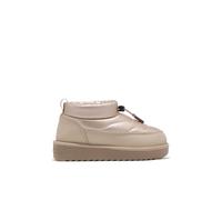 D.Franklin Botines de Mujer Acolchados con Forro Interior Nordic Low Bomb Beige - Botas para Mujer - Moda casual - Talla (40) - Modelo bomb