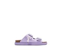 D.Franklin Sandalias de Mujer Cierre Hebilla en Lavanda Vibe Champion - Sandalias deportivas planas cómodas para verano - Talla (37) - Modelo Buckle