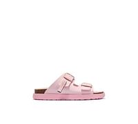 D.Franklin Sandalias de Mujer Cierre Hebilla en Rosa Vibe Champion - Sandalias deportivas planas cómodas para verano - Talla (39) - Modelo Buckle