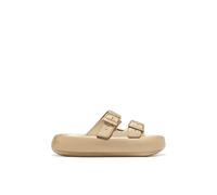 D.Franklin Sandalias Mujer Bloomer Bio Gold - Sandalias deportivas planas cómodas para verano - Talla (40) - Modelo bloomer