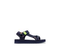 D.Franklin Sandalias Mujer Forest Neo Denim/Marino - Sandalias deportivas planas cómodas para verano - Talla (37)