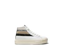 D.Franklin Zapatillas Altas Abotinadas de Mujer. Modelo One Way Vert en Blanco