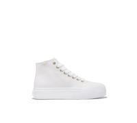 D.Franklin Zapatillas Altas de Mujer One Way Full en Blanco - Zapatillas de Vestir para Mujer - Moda Casual - Talla (36) - Modelo One-Way