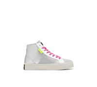 D.Franklin Zapatillas Altas Mujer Moon High Plata - Zapatillas de Vestir para Mujer - Moda Casual - Talla (36) - Modelo Half-Moon-High