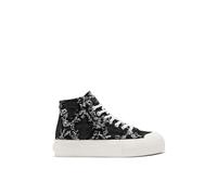 D.Franklin Zapatillas Altas Mujer One Way High Denim Negro - Zapatillas de Vestir para Mujer - Moda Casual - Talla (36) - Modelo One-Way