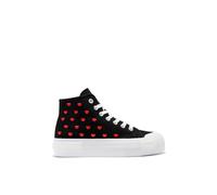D.Franklin Zapatillas Altas Mujer One Way High from Heart Negro - Zapatillas de Vestir para Mujer - Moda Casual - Talla (37) - Modelo One-Way