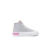 D.Franklin Zapatillas Altas Mujer One Way High Summer Club Plata - Zapatillas de Vestir para Mujer - Moda Casual - Talla (38) - Modelo One-Way