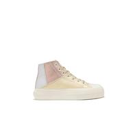D.Franklin Zapatillas Altas Mujer One Way Patchwork High Oro - Zapatillas de Vestir para Mujer - Moda Casual - Talla (37) - Modelo One-Way