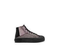 D.Franklin Zapatillas Altas Mujer One Way Patchwork Negro - Zapatillas de Vestir para Mujer - Moda Casual - Talla (37) - Modelo One-Way