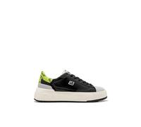 D.Franklin Zapatillas Casual Mujer Court Flag Negro/Snake - Zapatillas de Vestir para Mujer - Moda Casual - Talla (38) - Modelo Court