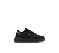 D.Franklin Zapatillas Deportivas de Mujer Court Fleece Full Negro - Zapatillas de Vestir para Mujer - Moda Casual - Talla (41) - Modelo Court